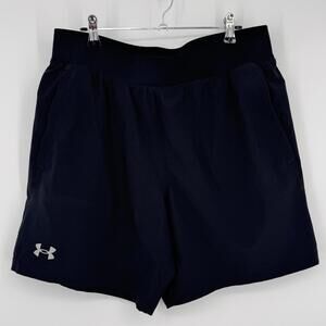 Under Armour Speedpocket Shorts Unisex Medium Black Running Training Athletic